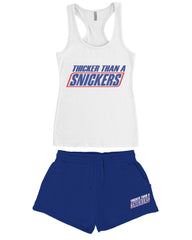 Thicker Than A Snickers Snack Shorts Set